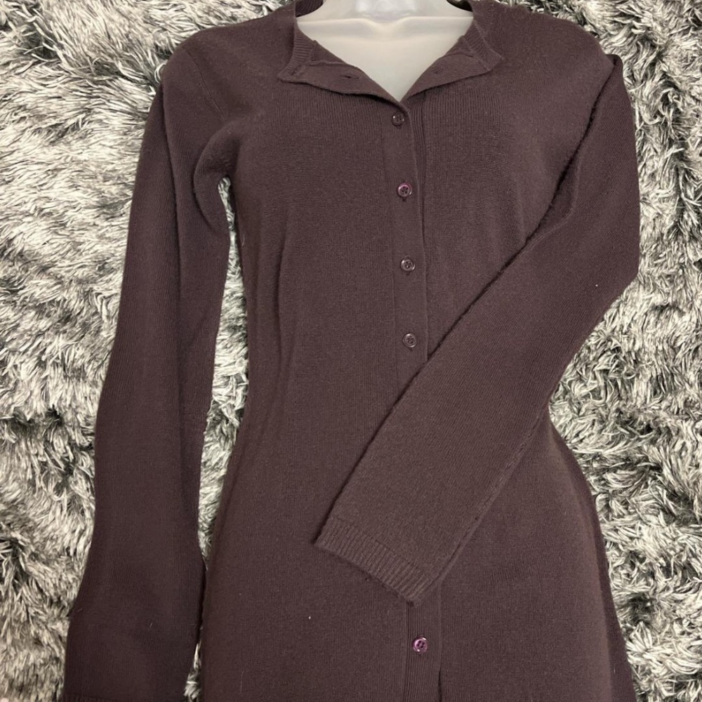 BCBGMaxAzria Women's brown Long Sleeve Dress